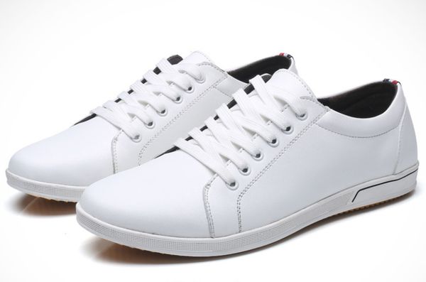

2017 micro meterial shoes casual shoe men's pu shoes good breathable micro fiber leather shoes four colour big size zyx07, Black