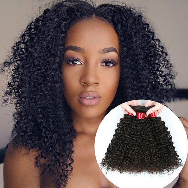 Fonear High Quality Chinese Kinky Curly Hair Wefts Virgin Human