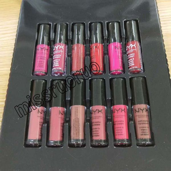 

2018 Новые NYX блеск для губ встретить Metallics vault мягкий матовый крем для губ губ набор