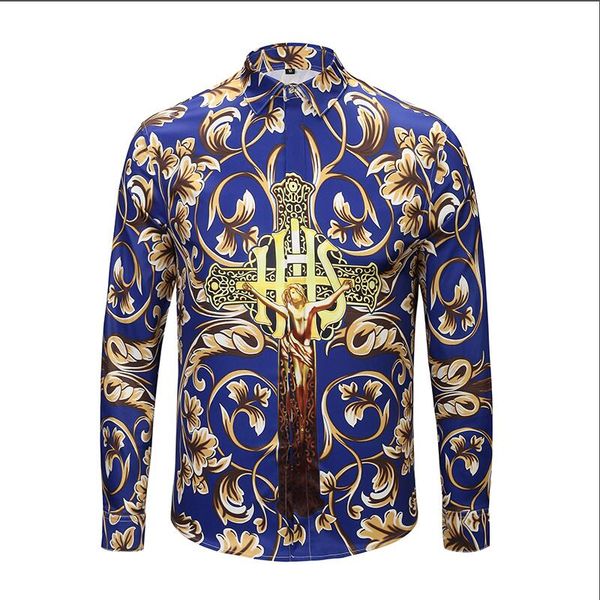 

Медуза повседневная рубашки осень зима Harajuku Медуза Золотая цепь / собака Роза печ