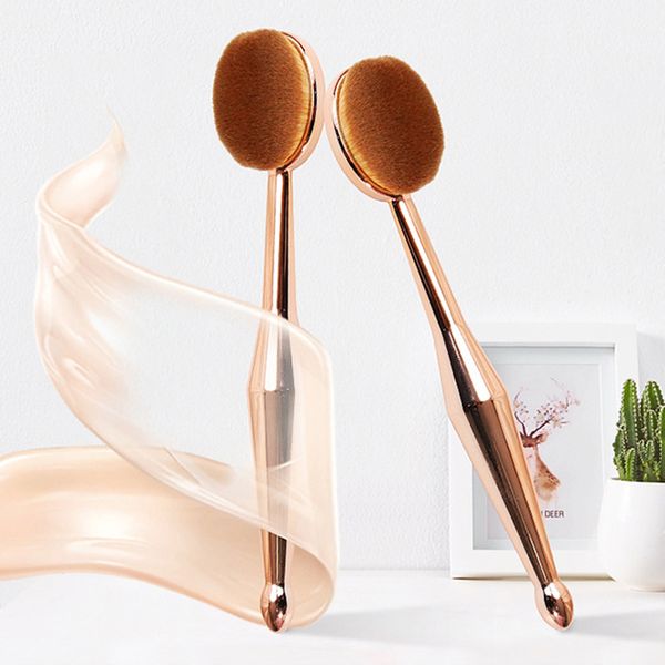 

1 pcs toothbrush the new mermaid makeup brush foundation oval brushes one set make up brushes