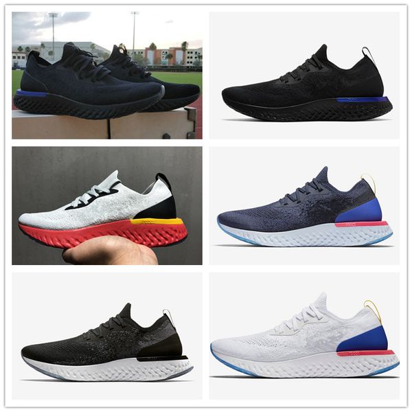 

НОВЫЙ 2019 React Fly Weaving Спортивные кроссовки для высокого качества Тройной Черный Бел