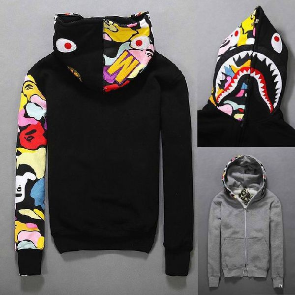 

A sweater wholesale shark tide brand Wei devil fruit and couples dress jacket with Fleece Hoodie Jacket