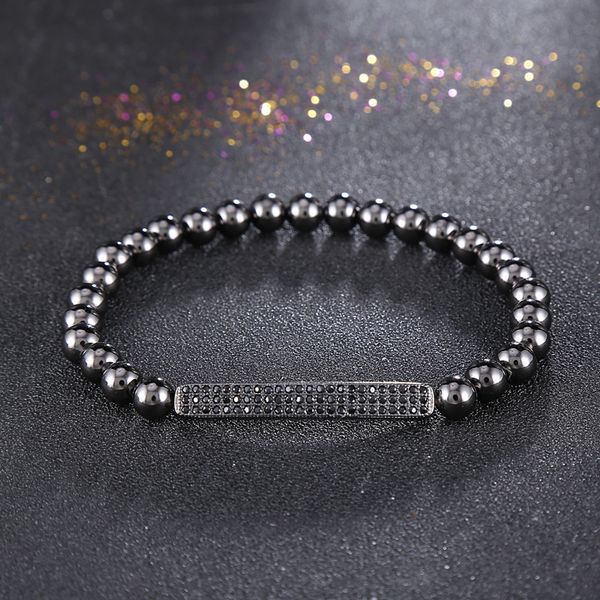 

4 colors alloy zircon gold bracelets for men or women's natural stone beaded fashion charm bracelet wholesale jewelry, Golden;silver