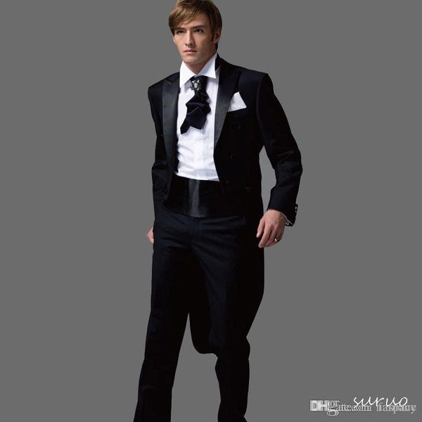 Acheter Vente En Gros Costume De Smoking Pour Homme Maître De Cérémonie Ordre De Choeur Des Hommes En Robe De Mariée Commande De 5915 Du Lilidar