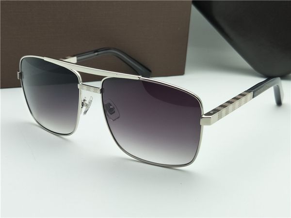 

men sunglass attitude sunglasses square on lens shiny new with box, White;black