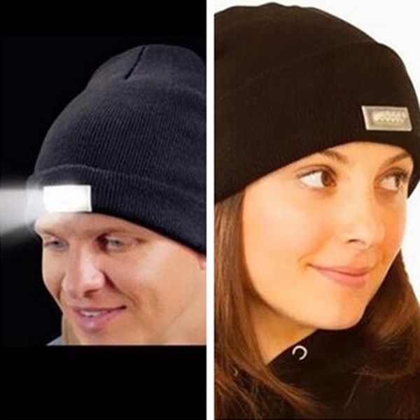 

winter warm beanies hat led light sports beanie cap angling hunting camping running hats beanies cap party decorations