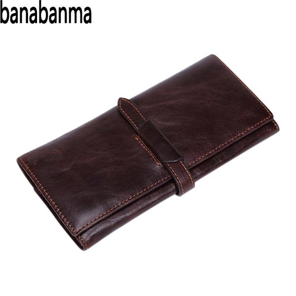 

banabanma men wallet fashion simple leather wallet compact leisure business purse wallets and purses wallets men fashion zk30, Red;black