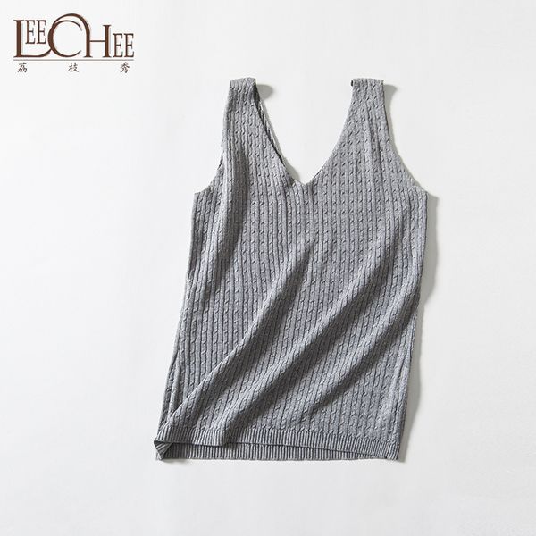 

silk sling vest women silk natural solid short v neck slim breathable comfort inside vest base shirt home wearing, Black;white