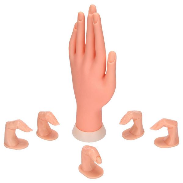 

Про практика ногтей тренер маникюр обучение ручной инструмент + 5 поддельные ногт