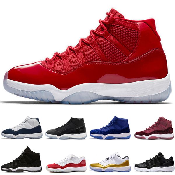 

2018 mens basketball shoes 11 xi citrus 72-10 white olympic concord gama blue varsity red navy gum sneaker metallic gold sneakers designer