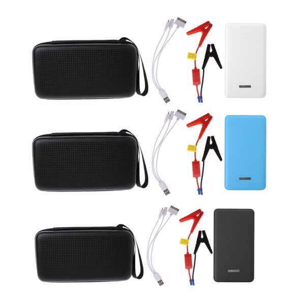 

12v portable led car jump starter battery charger emergency power bank 87he