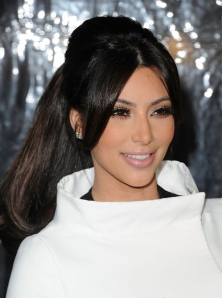 Kim kardashian Rabo Bobby rabo de cavalo cabelo humano clipe em Indian Remy cabelo rabo de cavalo extensões Humanos com cordão dois pentes 140g