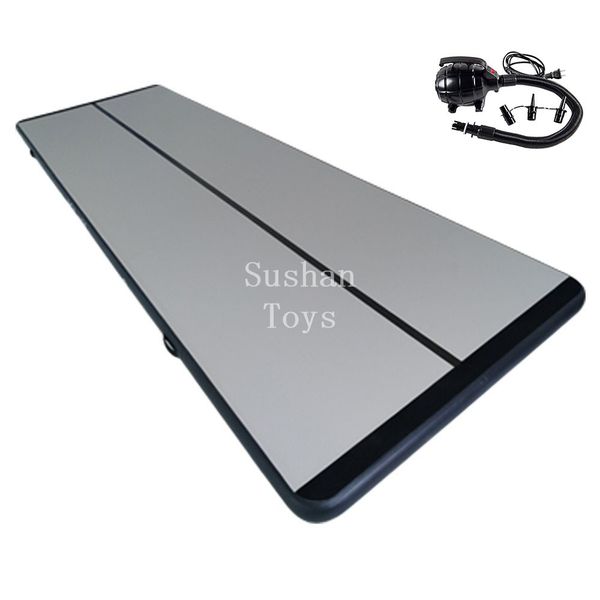 

4*1*0.1m inflatable gymnastics airtrack tumbling mat air track floor mats with electric air pump