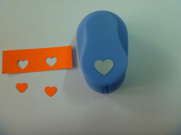 

3/8 inch (about 0.8cm) heart punches scrapbook mini paper foam punch eva puncher