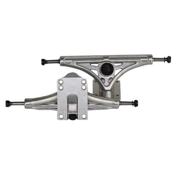 

2018 new diy silver 7inch long board trucks flat-plate bridge aluminum magnesium alloy universal longboard truck ing