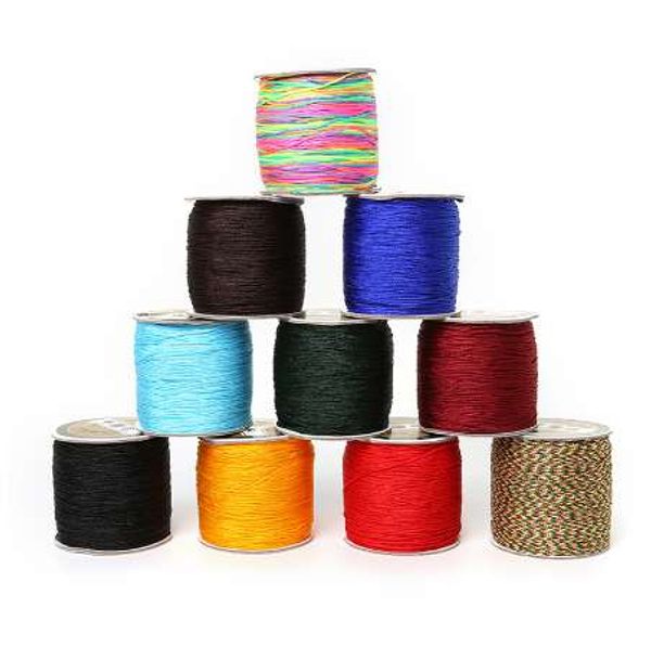 

jewelry cord 2mm 60m nylon thread chinese knot macrame cord bracelet braided string diy tassels beading shamballa string finding, Silver