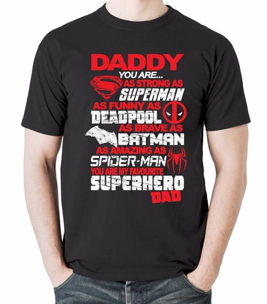 camiseta dia del padre superheroe
