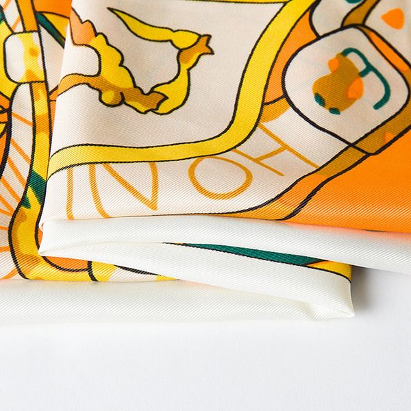 

handmade wholesale poncho scarf scarfs retro scarf and shawls golden femme twill for large foulard silk women square maghu, White;black