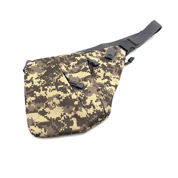 

multi-functional tactical storage personal left or right shoulder anti-theft bag men's chest bag slung casual sports pocket
