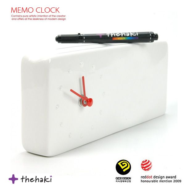 

1piece trace of time clock memo desk clock personal message board table how decor