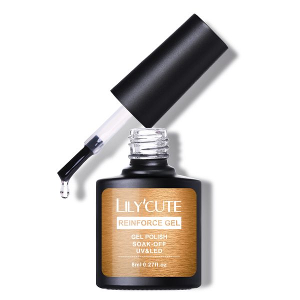 Lilycute 8ml Reinforcement Gel Polish Nail Protector Thickness 8ml Reinforcement Gel Polish Nail