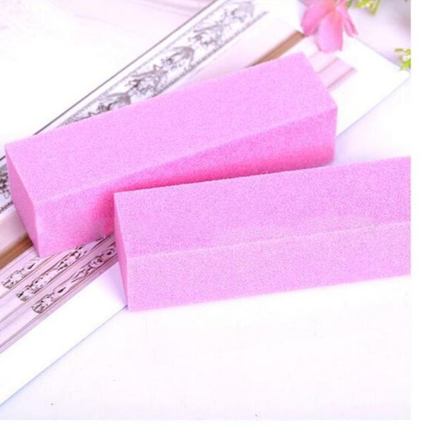 

5 pcs/lot pink buffing sanding files block pedicure manicure care nail art buffer 9.6 x 2.5 x 2.6 cm