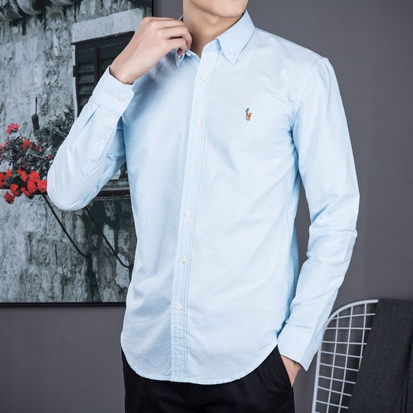 

Men 039 long leeve polo hirt autumn pring dre hirt men 039 ca ual polo mall hor e hirt fa hion ocial hirt bu ine long le