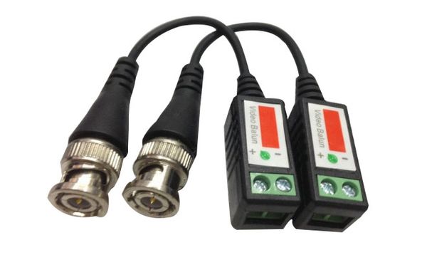 

twisted cctv video balun passive transceivers 300meters distance utp balun bnc cable cat5 cctv utp video balun llfa