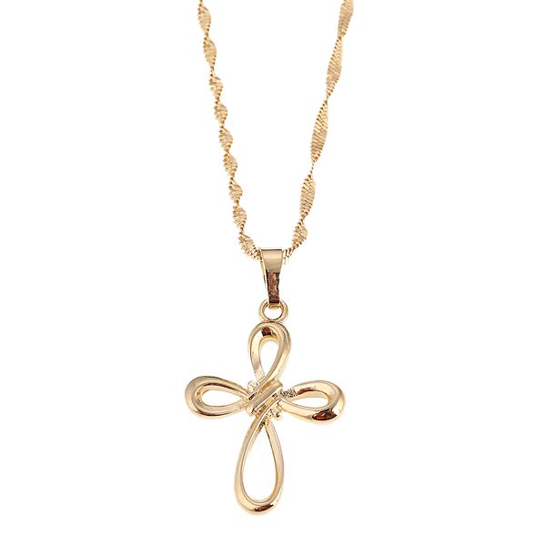 

infinity sign jewelry eternal love heart celtic knot cross pendant necklace, Silver