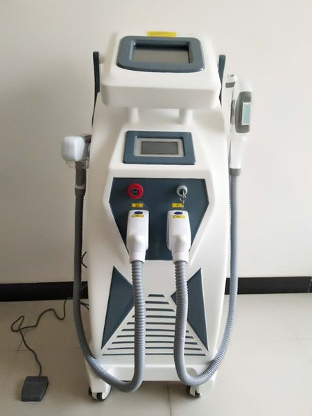 

2018 factory price big power 3 in 1 opt shr ipl + nd yag laser + rf laser hair removal machine, Black