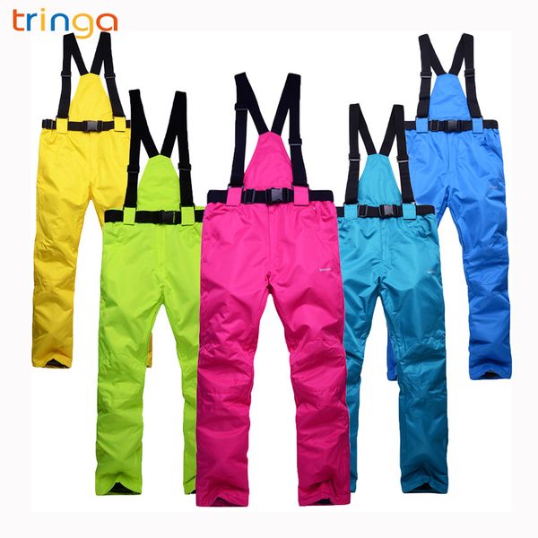 

tringa new ski pants outdoor sports women men ski pants windproof waterproof warm winter snow snowboard trousers