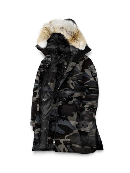 

women's down parka copy hoodie with big raccoon fur zipper wholesale-new winter coats women jackets arcticparka sale for shelburne, Black