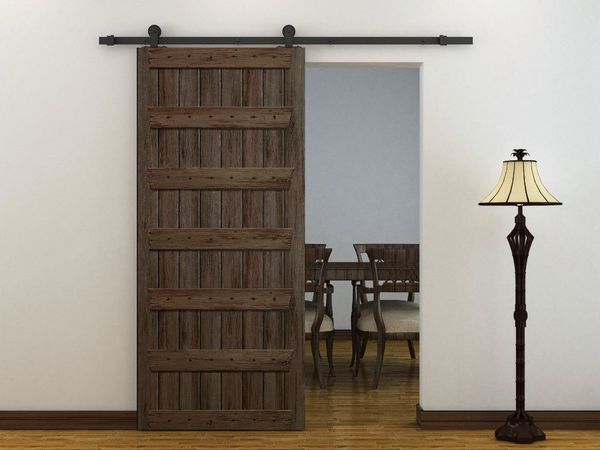 Grosshandel Rustikale Top Mounted Schiebe Barn Door Hardware Holztur Von Topson1122 118 6 Auf De Dhgate Com Dhgate