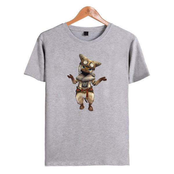 

bts monster world cat t-shirt japanese game fashion women/men tee shirt summer short sleeve shirt casual xxs-4xl clothes, White