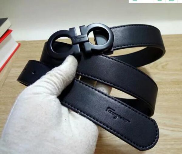 

High quality leather belt and belt 2018 fashion brand designer leather belt men and women luxury buckle