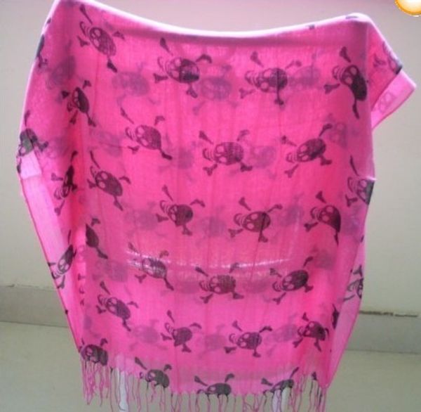 

100% silk new coming velvet chiffon scarf 3colors skull head edging scarf fruit vegetable heart leaf scarfl chiffon scarf shawl, Blue;gray