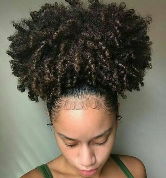 Hot Selling 3b 3c Kinky Curly Ponytail For Women Natural Remy Hair
