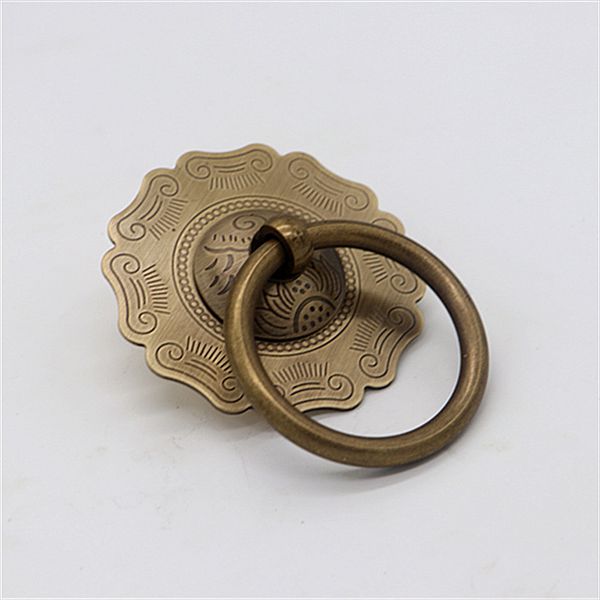2019 Cut Flowers Bookcase Solid Antique Drawer Knob Furniture Door