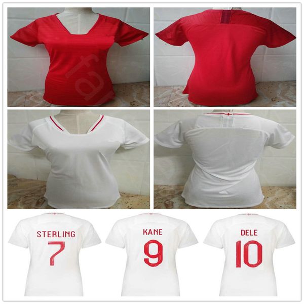 

2018 World Cup Women English Soccer Jersey DELE KANE STERLING VARDY STURRIDGE RASHFORD HENDERSON Custom Woman Men Kids Youth Football Shirt