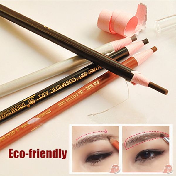 Hott Studio Professional Rolls Soft Pull Eyebrow Pencil Waterproof Long Lasting Sopracciglia Enhancer Trucco colorato Eco-friendly