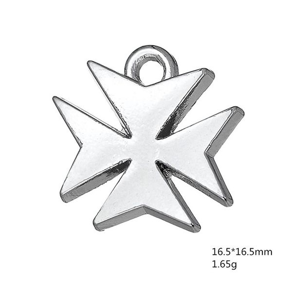 

2021 maltese cross religious charms other customized jewelry, Bronze;silver