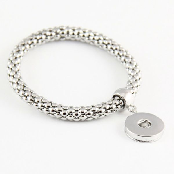 

diy noosa chunk 18-20mm metal button bracelet diy ginger snap button statement jewelry snap button bracelet charms, Golden;silver