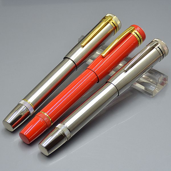

promotion price mb 1912 red - Black - Silver metal Roller ball pen administrative office stationery luxury Write ball pens Gift { NO Box }