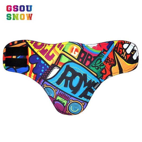 

gsou snow brand ski mask children kids winter face mask boys and girls 6-13 ages skiing scarf snowboard bibs normal size