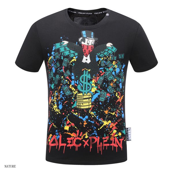 

Мужская футболка 2018 летняя полоса печати мужская футболка с круглым вырезом футб