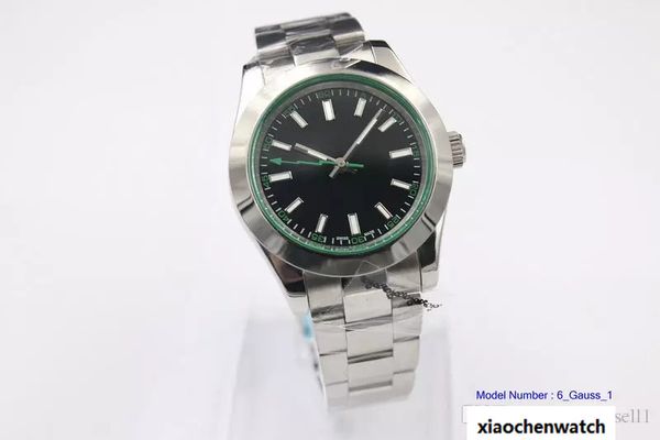 

high quality Luxury 116400 black green number Dial Green glass Stainless Steel Automatic Mens 40mm Watch