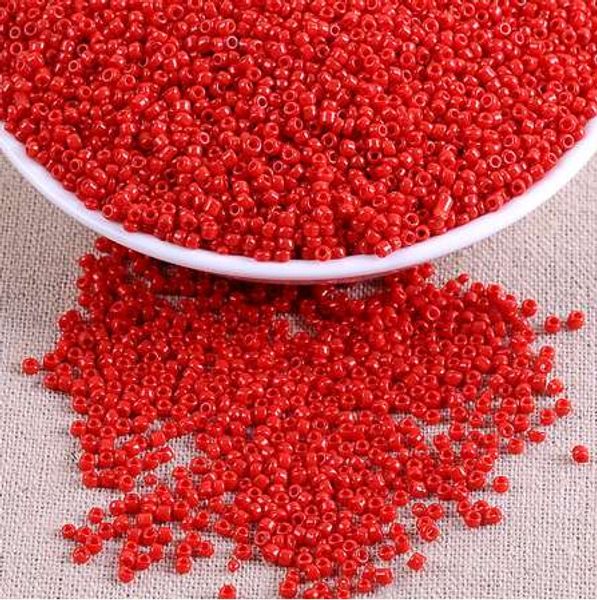 3000pcs 2mm piccolo rosso ceco perline di vetro per gioielli che fanno accessori fai da te perles distanziatore di cristallo miyuli perline all'ingrosso s001