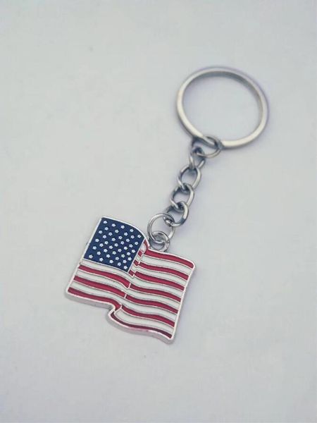 20 шт. / лот ювелирные изделия Тибетский Серебряный эмаль американский флаг очаров