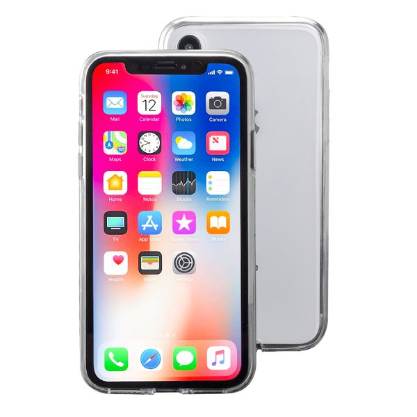 

For Samsung s8 S8plus 360 Full Cover Utral Thin Soft TPU Transparent Silicone Back Case For iphone X 10